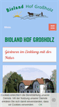 Mobile Screenshot of bioland-hof-grossholz.de